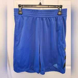 Adidas CE6929 04/18 Men's L Large Blue Black Basketball Shorts Great Condition